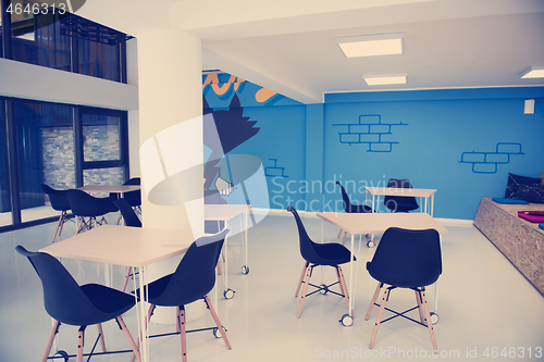 Image of startup business office interior