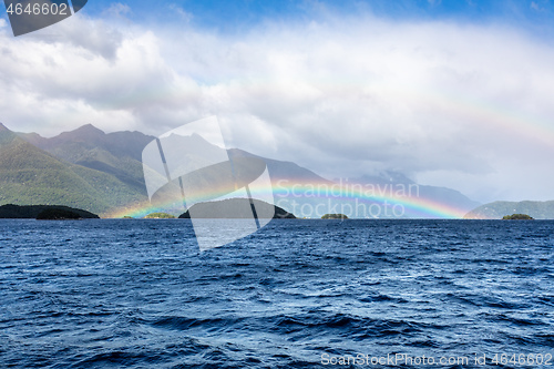 Image of scenery at Lake Te Anau, New Zealand