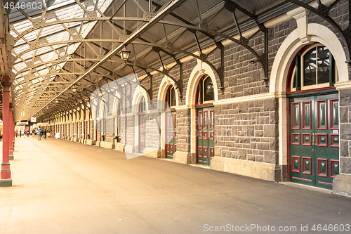 Image of railway station of Dunedin south New Zealand