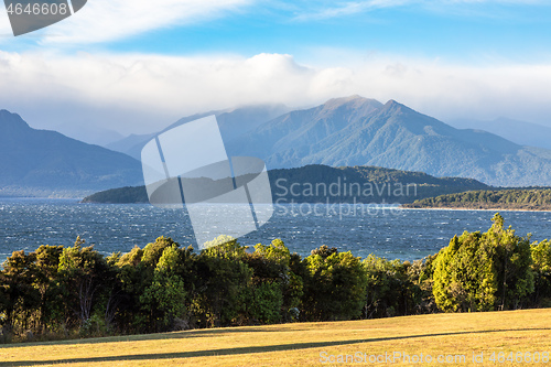 Image of scenery at Lake Te Anau, New Zealand