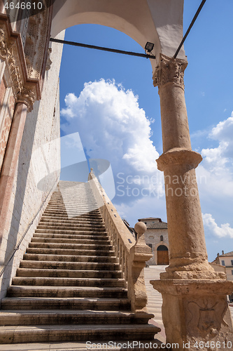 Image of stairway to heaven Assisi in Italy