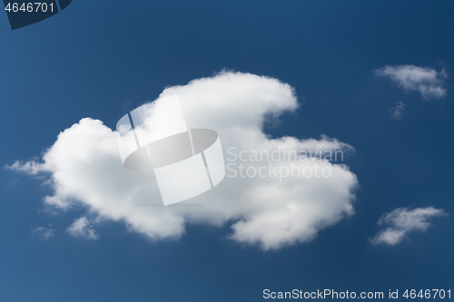 Image of Blue sky with clouds