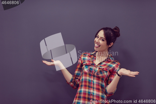 Image of portrait of young woman