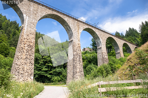 Image of the Ravenna Bridge railway viaduct on the Höllental Railway lin
