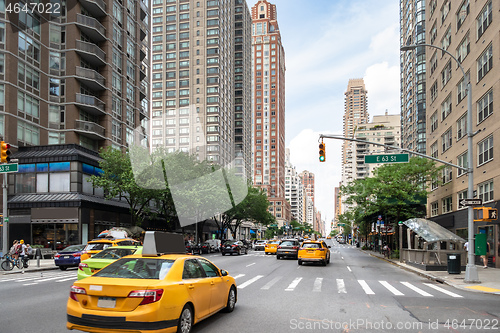 Image of New York Buildings and traffic