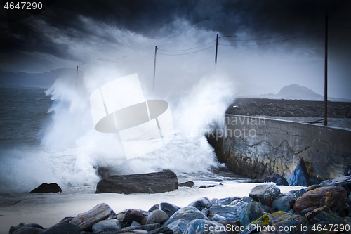 Image of Storm at Alnes