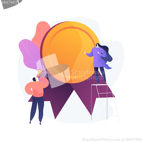 Image of Honour abstract concept vector illustration.