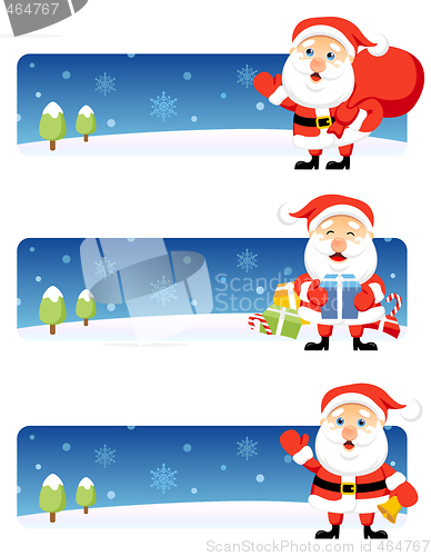 Image of Christmas banners: Santa 
