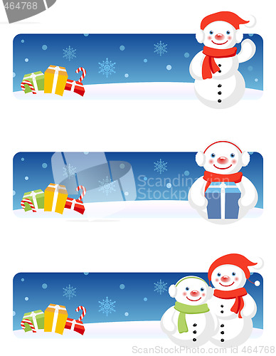 Image of  	Christmas banners: Snowman