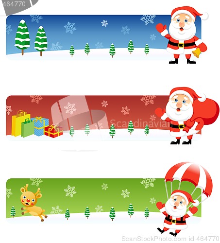 Image of Christmas banners: Santa 2