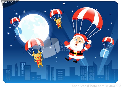 Image of Santa Parachutist