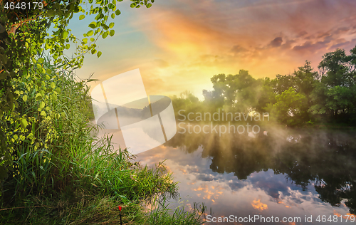 Image of Evening on the river