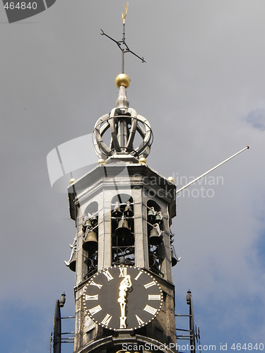 Image of Clock Tower in Amsterdam