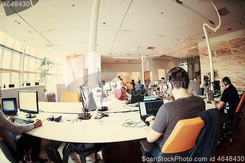 Image of startup business people group at office