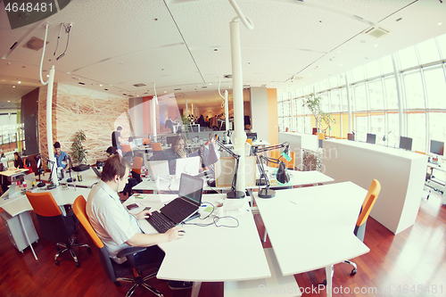 Image of startup business people group at office