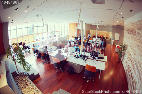 Image of startup business people group at office
