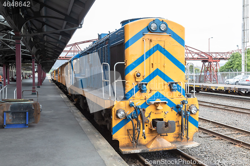 Image of railway station of Dunedin south New Zealand