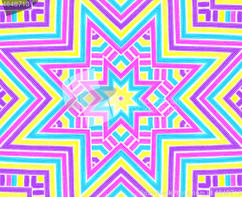 Image of Background with bright colorful concentric pattern