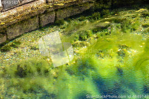 Image of the Danube spring in Donaueschingen Germany