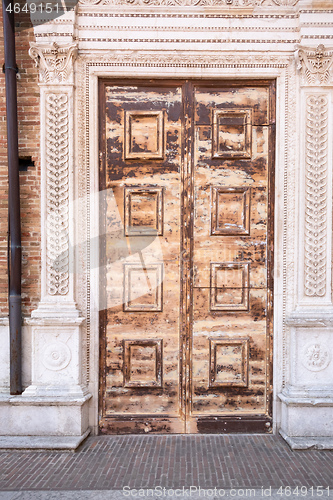 Image of Urbino Marche Italy door