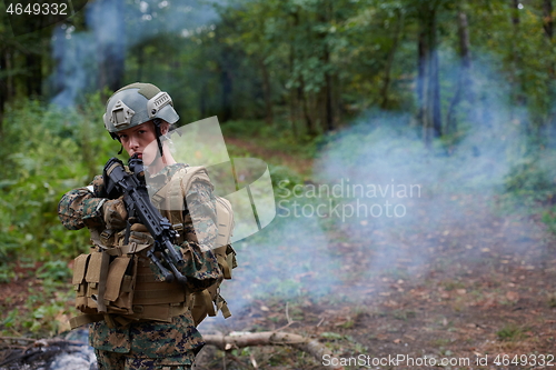 Image of woman soldier