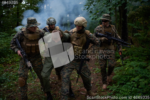 Image of marines capture terrorist  alive