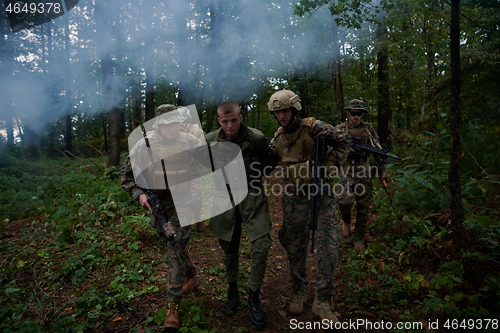 Image of marines capture terrorist  alive