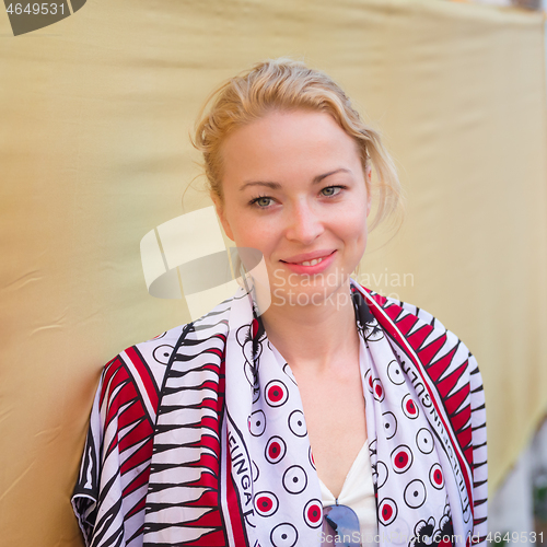 Image of Female Traveler in Bangkok.