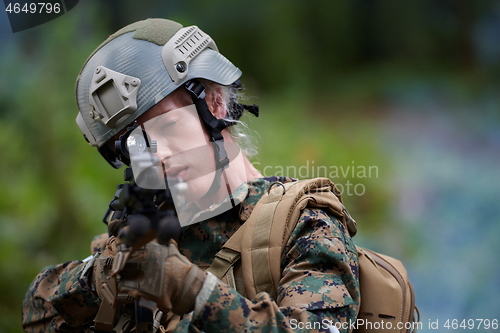 Image of woman soldier