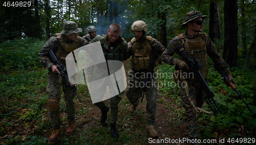 Image of marines capture terrorist  alive