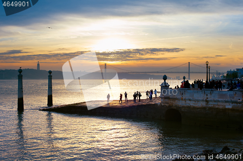 Image of Sunset in Lisbon, Portugal