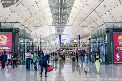 Image of Hong Kong international airport, Hong Kong, September 2016 -:Hon