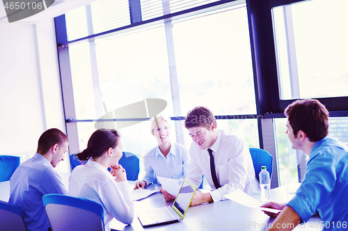 Image of business people in a meeting at office