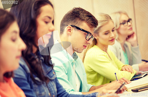 Image of group of students at lecture