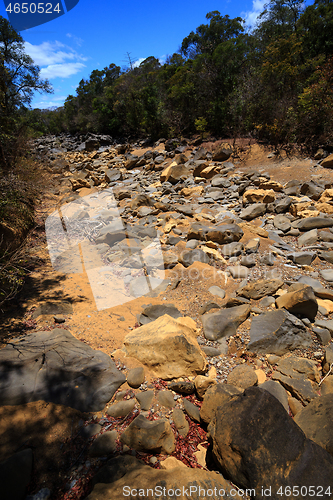 Image of dry stone riverbed, Ankarana Madagascar