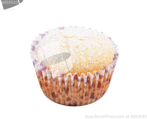 Image of fresh homemade Muffin isolated