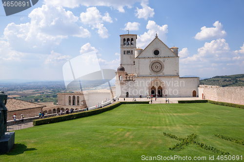 Image of church of Assisi in Italy