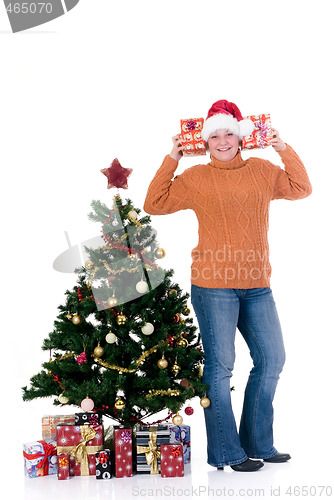 Image of Happy Christmas girl 