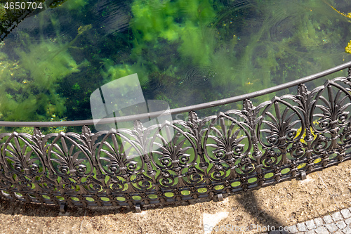 Image of the Danube spring in Donaueschingen Germany