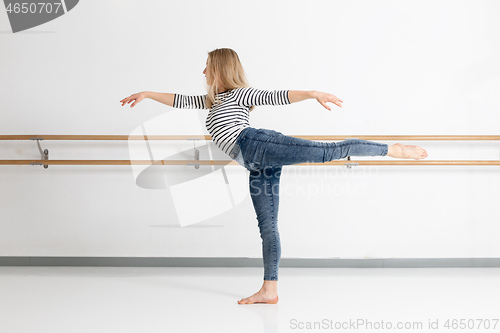 Image of female dancer in action