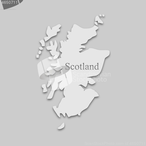 Image of map of Scotland