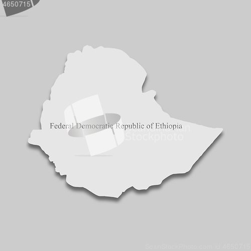 Image of Map of State of the Federal Democratic Republic of Ethiopia