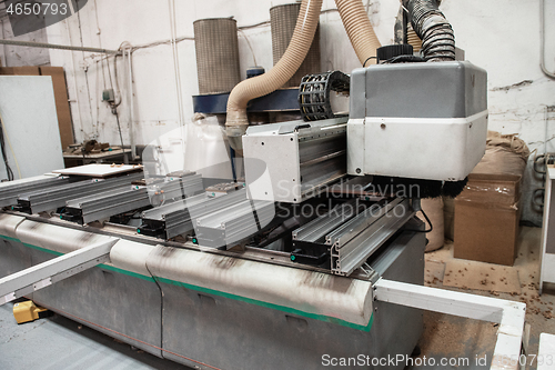 Image of Wooden furniture production.