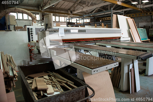 Image of Wooden furniture production.