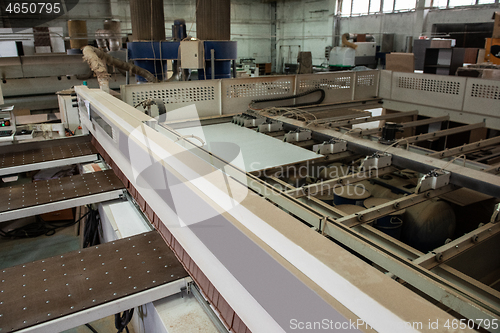 Image of Wooden furniture production.