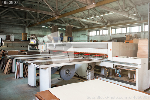 Image of Wooden furniture production.