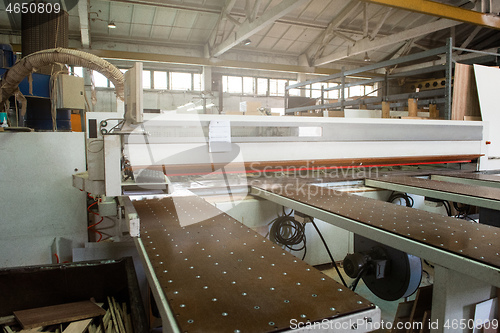 Image of Wooden furniture production.