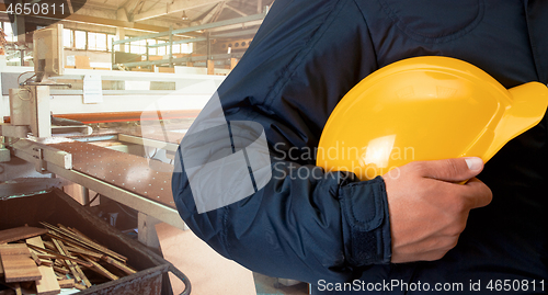 Image of Wooden furniture production.