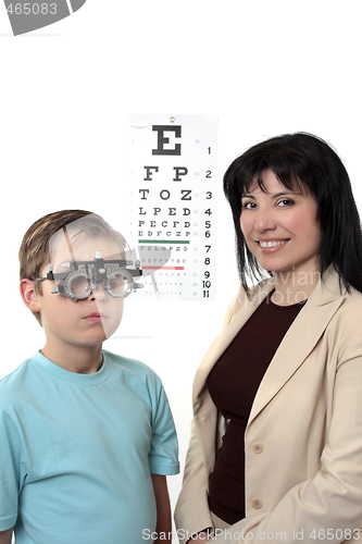 Image of Optometstrist  eye examination