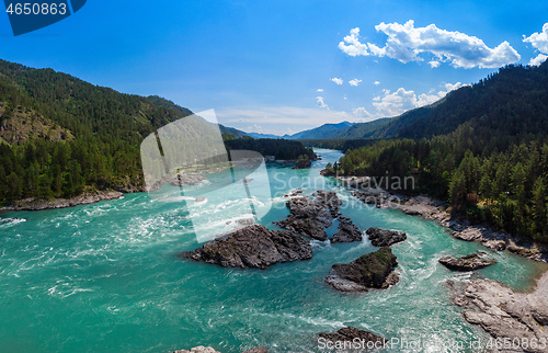 Image of Aerial view of Katun river